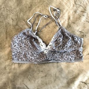 Green Lace Bralette from Aerie